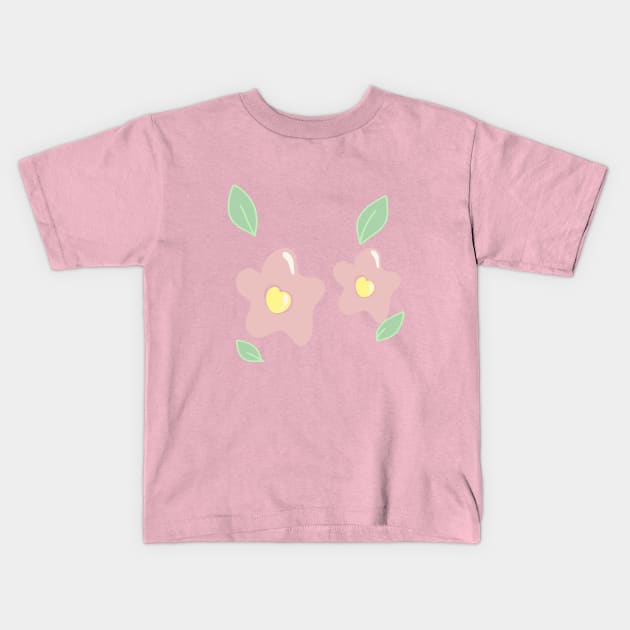 pink flowers Kids T-Shirt by Bmild